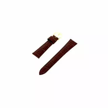 Replacement belt Seiko Cowhide crocodile bamboo mottled pressed fillet with stitching Matte finish round instep type Ring 16mm DXM1 products Watches