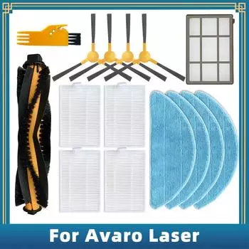 Replacement For Avaro Laser Robot Vacuum Cleaner Spare Parts Accessories Main Side Brush Hepa Filter Mop Rag Primary Filter
