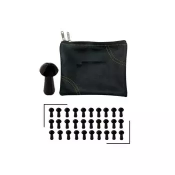 Replacement Mushroom Plugs for tubeless Tire Puncture Repair kit - for Cars, Motorcycles- Spare Plugs (30 Plugs)