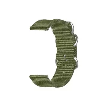 Replacement Straps Compatible for BIOCERAMIC 3 Ring Canvas Strap Watchbands армия зеленый