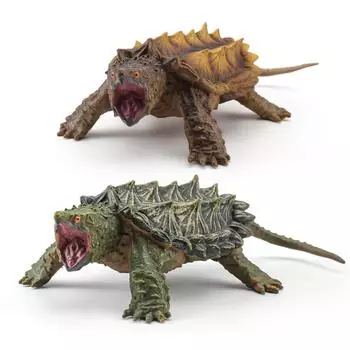 Reptile Amphibious Simulated Freshwater Turtle Crocodile Turtle Ornament Model