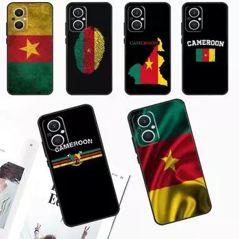 Republic of Cameroon Flag Case For OPPO Reno 10 Pro 4Z 5Z 8T 4 5 6 7 8 Lite OPPO Find X6 Pro X3 X2 Neo X5 Lite Cover OPPO Find X3 Neo