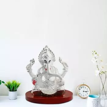 Resin Idols | Car Dashboard | for Mandir, Office and Home Dcor (Ganesha-2), Religious