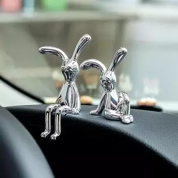 Resin Rabbit Statue, Living Room, Bedroom, and Various Room Types, Dreamy Themed Decorative Collectibles, Easter Gifts