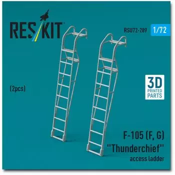 Reskit Boarding Ladder 3D принтер набор из смолы 1/72 F-105F/G (2 куска) РСКУ72-0289 (Самолет)