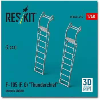 Reskit Boarding Ladder 3D принтер набор из смолы 1/48 F-105F/G (2 куска) РСКУ48-0435 (Самолет)
