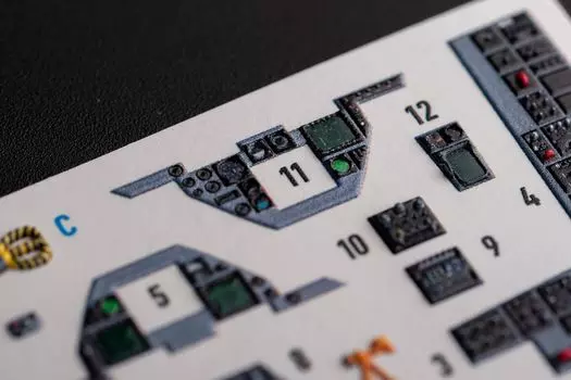 Reskit Interior 3D Decal Пластиковая модель Decal RSKK48103 1/48 F-16A/C (Для Академии)