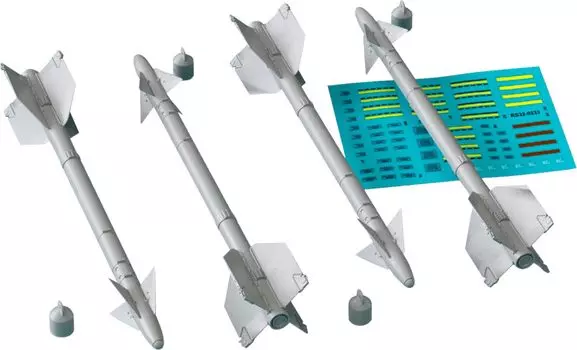 Reskit Sidewinder Missile 4 Pieces Plastic Model Parts 1/32 AIM-9D RSK32-0478