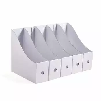 Resky File Box A4 Коробка для хранения бумаги Аксессуары Подставка для файлов Набор из 5 штук Белый