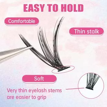 Ресницы 200 шт. пучки Lash Bond and Seal инструменты для макияжа DIY Lashes Extension Kit для склеивания Lashes Glue Клей Аксессуары