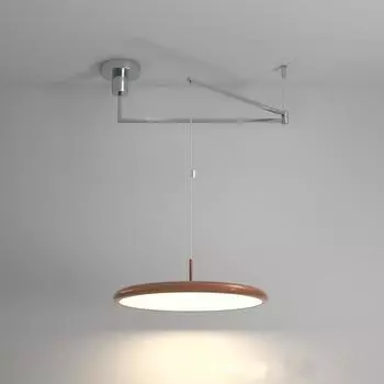 Ресторан Ufo Light, Cream Oil Wind, передвижной бар, столовая, подвесной светильник с поворотным кронштейном для помещений Tricolor dimming