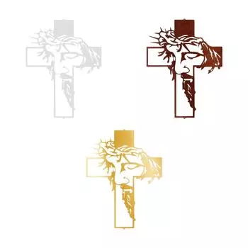 Resurrected Statue Wall Sculpture Collection Ornament Miniature Background золотой