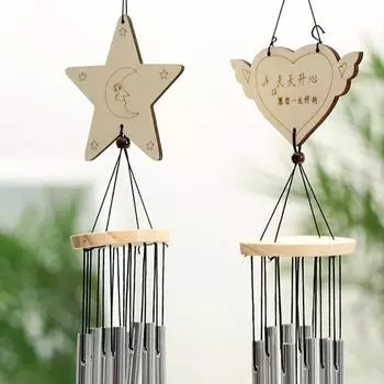 Retro 8 Tubes Wind Chime Bells Hanging Living Bed Gift Car Outdoor Yard Garden Deco Wind Chimes Freeship Home Decoration 2025