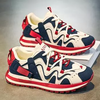 Retro casual sports shoes winter new versatile warm velvet Forrest Gump shoes non-slip dad shoes flip fur men s shoes 39 армия зеленый