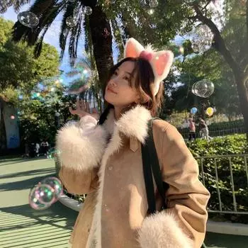 Retro fur integrated plush jacket women s winter 2024 new plush thickened lapel top S