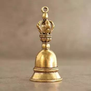 Ретро медный колокольчик, колокольчики, латунные ремесла, литье под давлением, колокольчики, бронзовый колокольчик бронзовый