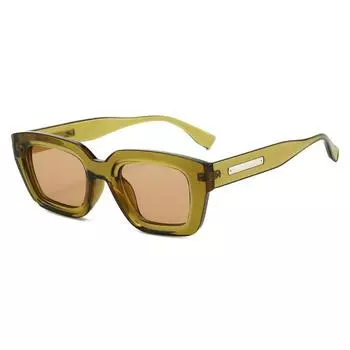 Retro Personalized Rice Nail Sunshade Sunglasses Men S Fashion Square Sunglasses Women