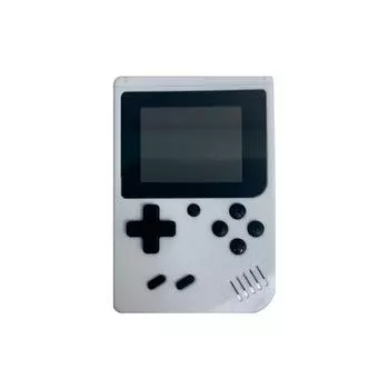 Ретро портативная мини игровая консоль со встроенными классическими играми 500 в 1 серая