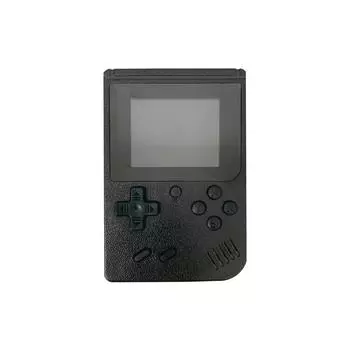 Ретро портативная мини игровая консоль со встроенными классическими 500 в 1 играми черного цвета