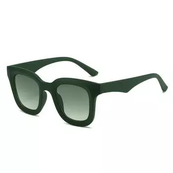 Retro Square Sunglasses Trendy Men S Large Frame Driving Sunglasses Women S Simple Wind Shading Glasses regular