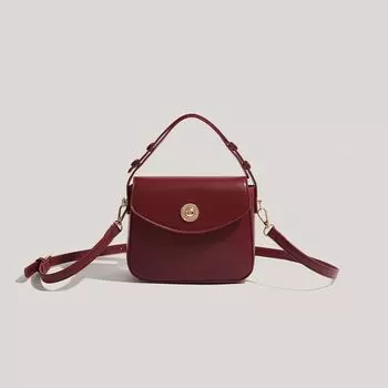 Retro Texture Handbag Small Square Bag Commuting Single-shoulder Underarm Crossbody Bag