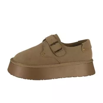 Retro thick-soled women wear new versatile muffin shoes in spring and autumn 35