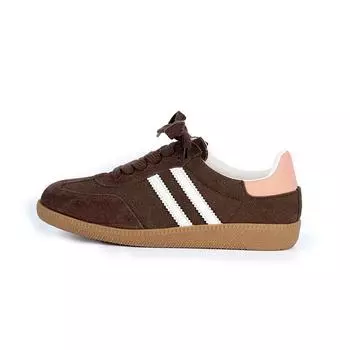 ~ Retro versatile color matching platform women s tide autumn and winter leisure sports board shoes flat white shoes 35