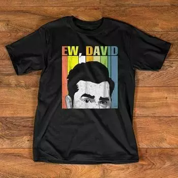 Ретро винтажная футболка Ew David Rose, забавная футболка Schitts Creek Tee Da S