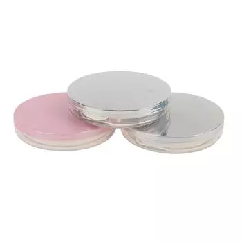 Reusable Makeup Box Round Bulk Powder Box Mini Makeup Powder Case Women розовый