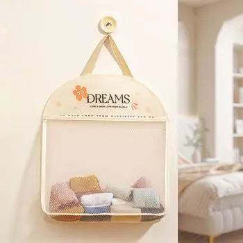 Reusable Socks Storage Hanging Bag Breathable Vegetable Storage Net Bag for Home style C