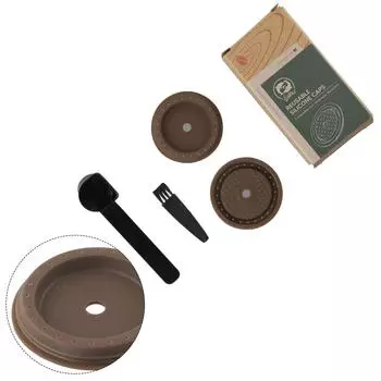Reusable Vertuo Silicone Cap Lids To Refilled Capsules For Household Coffee Filter Kitchen Coffee Accessories