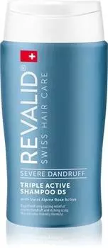 Revalid Triple Active Shampoo Ds Нежный шампунь для лечения себорейного дерматита и тяжелых состояний перхоти TU прозрачный