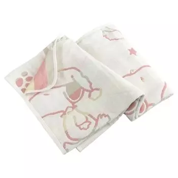 Revere Gauze Half Half Triple Cotton Summer Толстое одеяло-стринги, размер, одеяло, марля, Snoopy, смесь, одеяло, (розовый) розовый