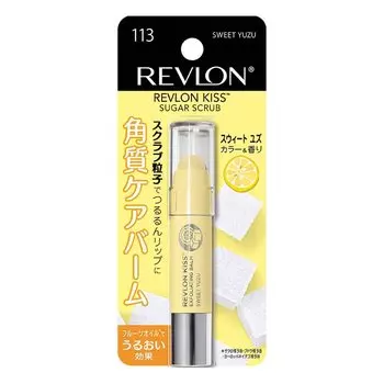 Revlon Kiss Sugar Scrub 113 Sweet Yuzu Увлажняющий отшелушивающий уход Несмываемый увлажняющий уход для губ Бальзам для губ Бальзам для губ Revlon Kiss Sugar Scrub 113 Sweet