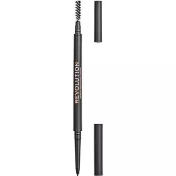 Revolution Eyebrow Pencil Precise Medium Brown 0.5g