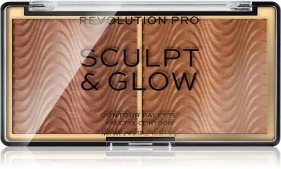 Revolution PRO Sculpt And Glow palette illuminatrice et contour TU прозрачный