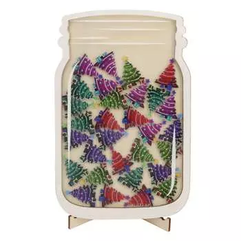 Reward Jar Versatile Rugged Lightweight Portable Durable Classroom Reward Jars for Home School Christmas Tree Father Christmas