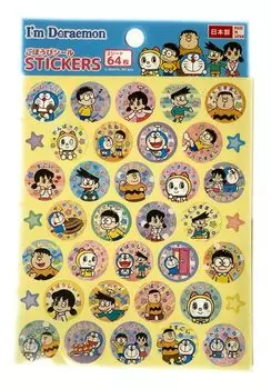 Reward stickers Doraemon 64 pieces Doraemon Made in Japan I m