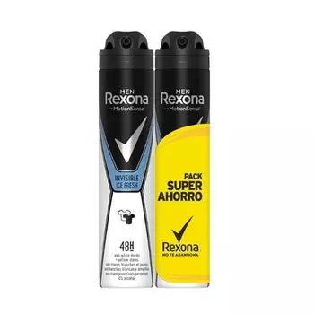 Rexona Men Motion Sense Invisible Ice Fresh Дезодорант-спрей 2x200 мл