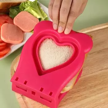 Резак для сэндвичей Uncrustables с устройством для запечатывания сэндвичей в форме сердца без корочки Кухонные принадлежности