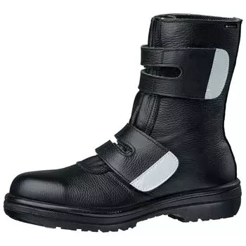 Резиновые защитные ботинки JIS Standard Long Shoes Водонепроницаемые термостойкие противоскользящие амортизирующие RT935 водонепроницаемые светоотражающие черные см чёрный