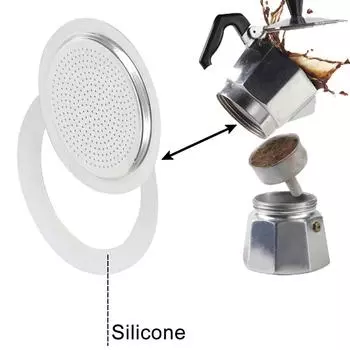 Резиновый уплотнитель для бара Dining Home Silicone Soft Tea White 1 cup+sieve