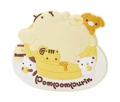 Резиновый зажим с магнитом Sanrio Pompompurin (блин)