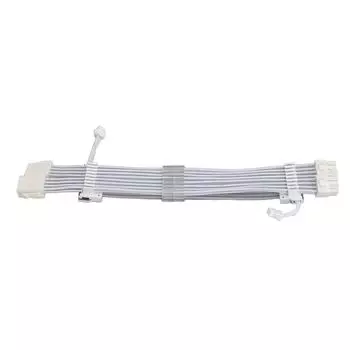 RGB PSU кабели ARGB GPU блок питания кабель 2x8 Pin удлинительный кабель комплект 5V 3Pin синхронизированный для ПК белый