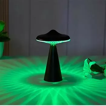 Ночной светильник RGB UFO с атмосферой USB-зарядка, украшение, подарок, прикроватная тумбочка для спальни, креативный сенсорный небольшой настольный светильник Type-C charging