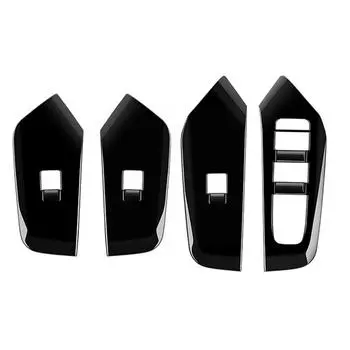 RHD For Toyota Prius 60 Series 2025 2024 Interior Car Carbon Fiber Window Glass Lift Button Switch Cover Trim Door Armrest W7N4