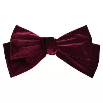 Ribbon Elastic Large Velor Wedding Large Cute Stylish Hair Clip Hair Accessory Women s 03.Wine