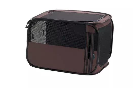 Richell Foldable Drive Pet Cage M Brown коричневый