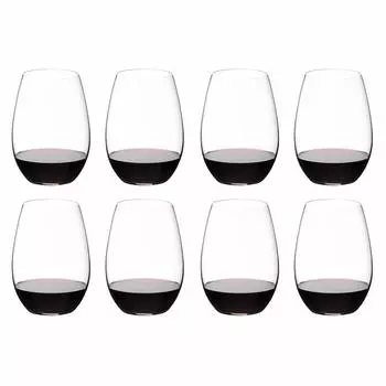 RIEDEL Red Wine Glass Set of 8 Riedel O 620ml [Genuine] Syrah/Shiraz 0414/30-8 чистый