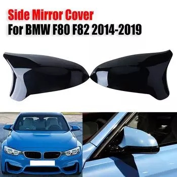 Рифмированная крышка зеркала с боковым крылом и левым рулем, подходит для BMW F80 M3 F82 F83 M4 2015-2018, ABS, только замена левого руля автомобиля Carbon Fiber